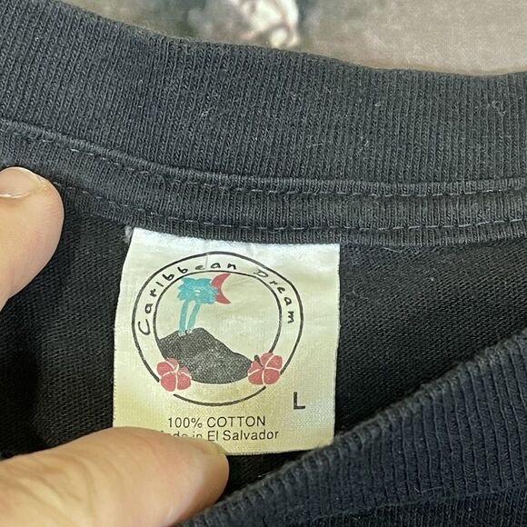 Vintage 90s Wolf Bear Deer Eagle Nature T-Shirt Men’s Large AOP All Over Print - Picture 6 of 9